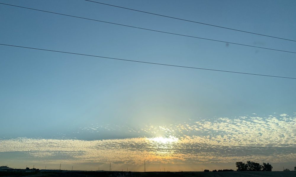Amanecer carretera Gerena