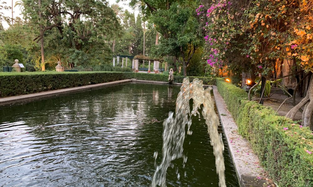Alcazar fuente Sevilla