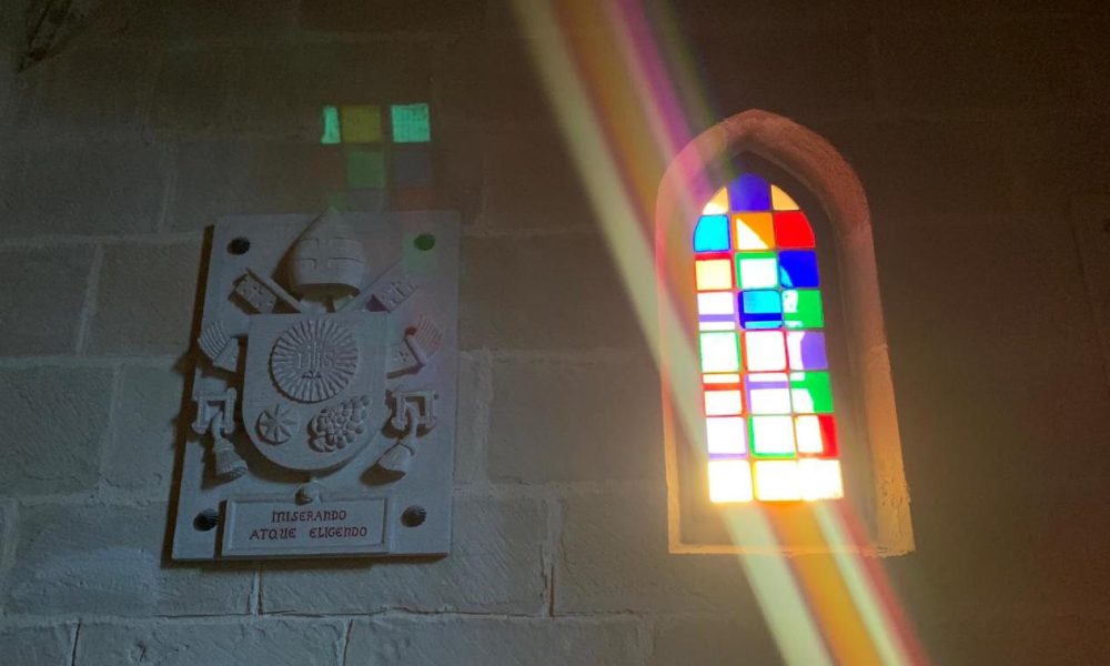 Vidriera cristal iglesia