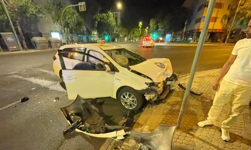taxi accidentado