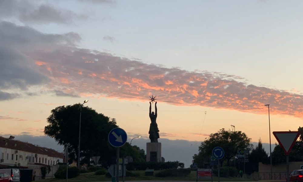 Bormujos rotonda puesta de sol