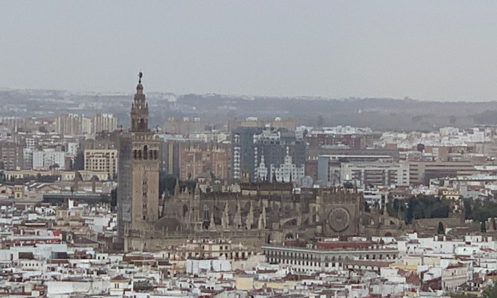 Sevilla catedral vista aerea