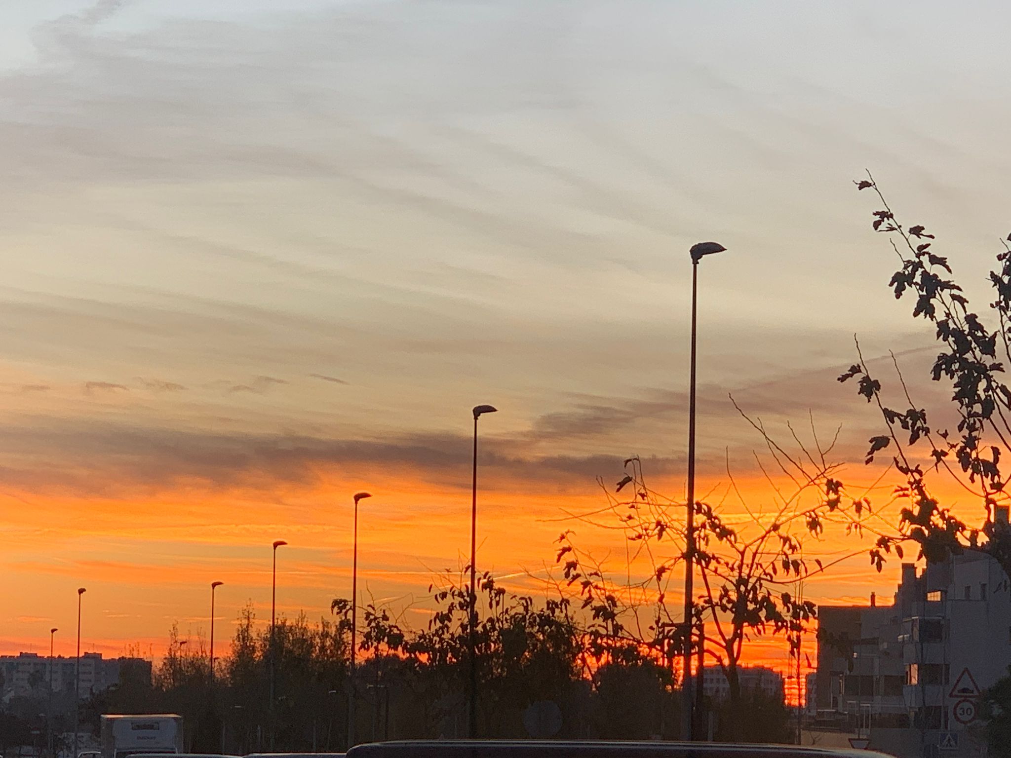 Atardecer cielo Mairena