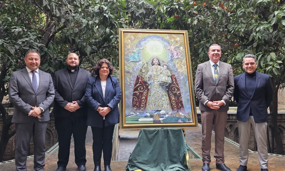 Cartel virgen sangre