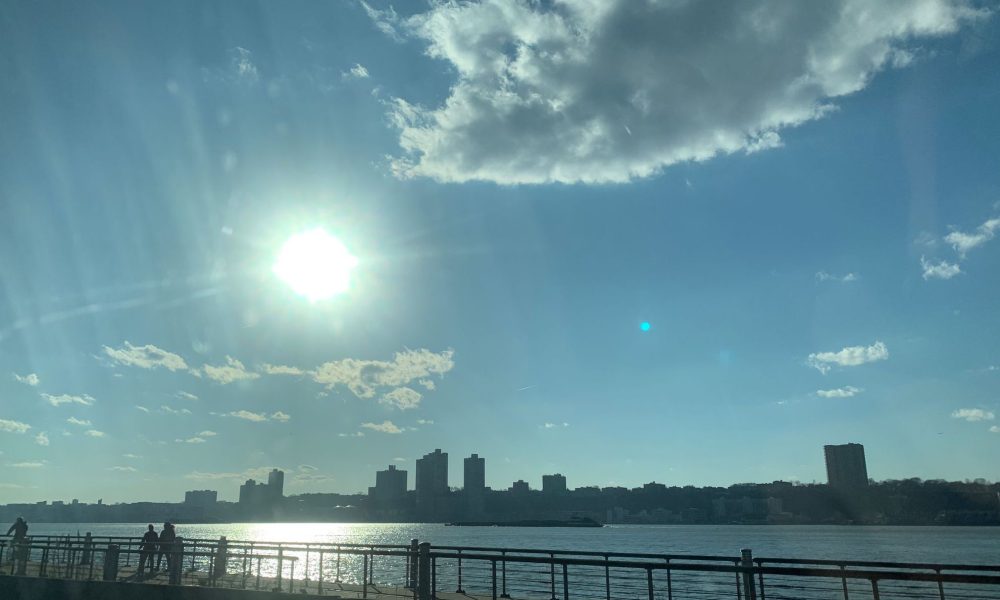 Atardecer rio Hudson Nueva York