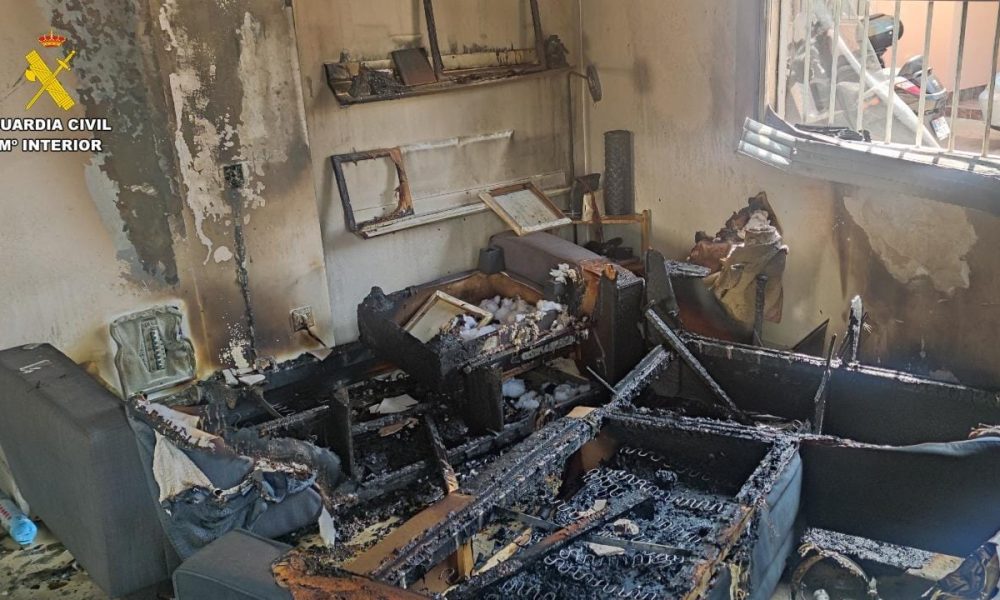 Incendio casa