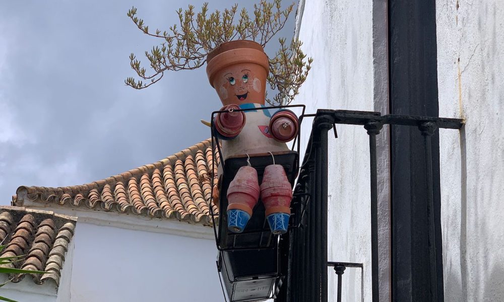 Maceta sonrisa balcon