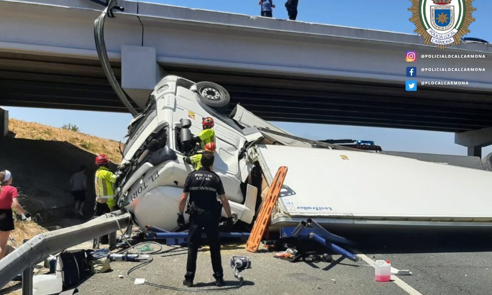 accidente camion
