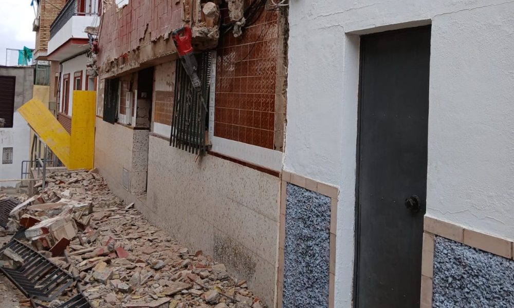 fachada casa accidente