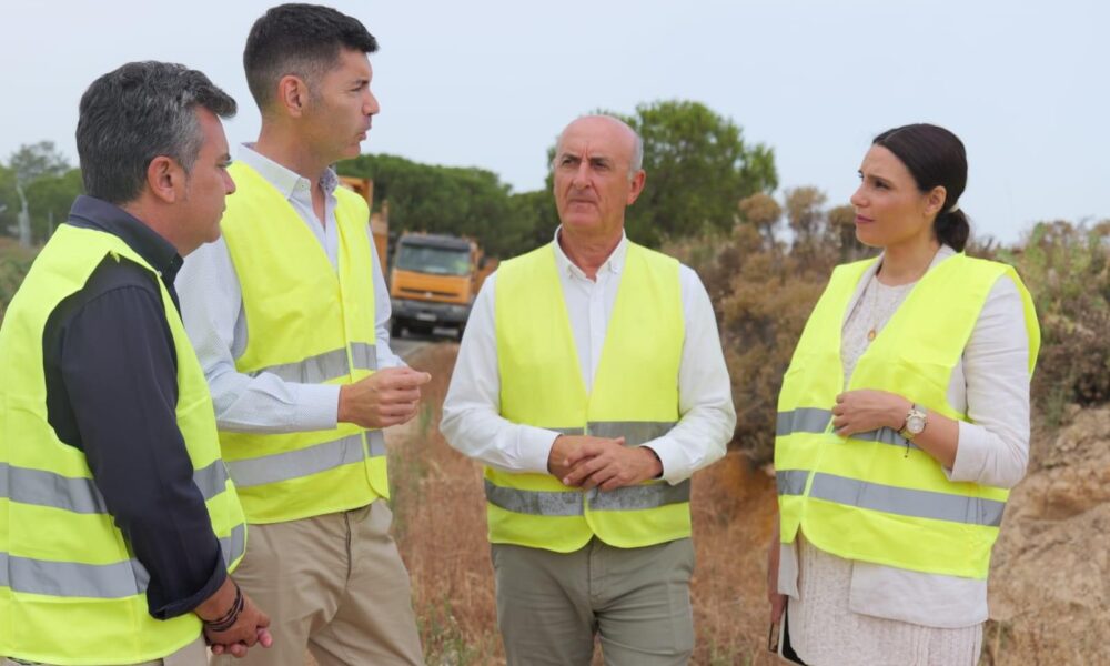Carretera Lepe obras alcalde