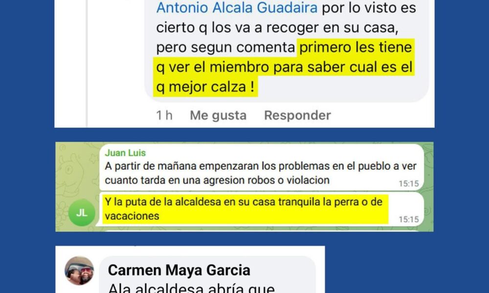 amenazas alcaldesa