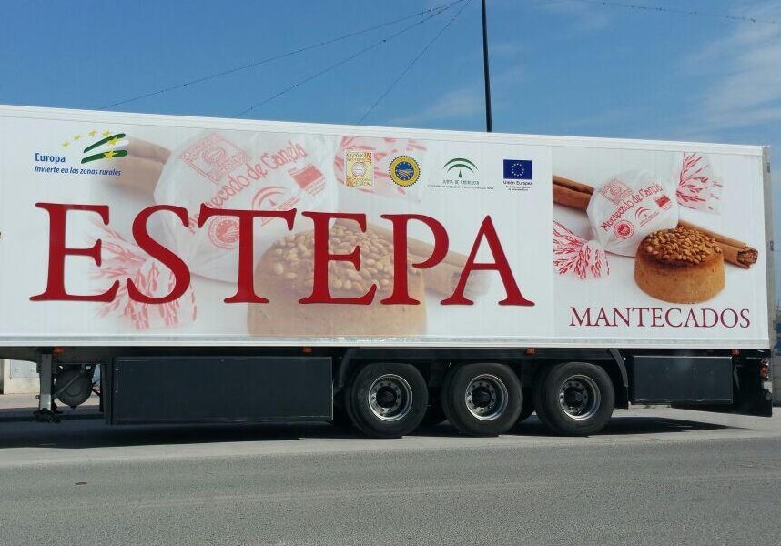 Estepa mantecaddos camion