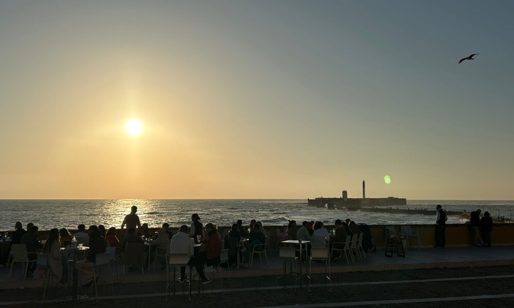 Cadiz puesta de sol