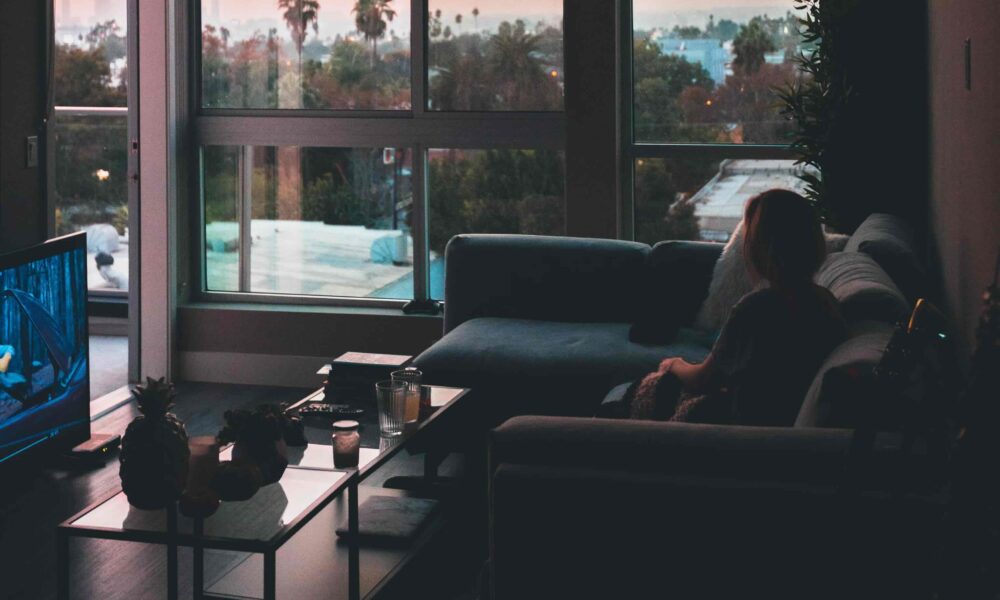 sofa television