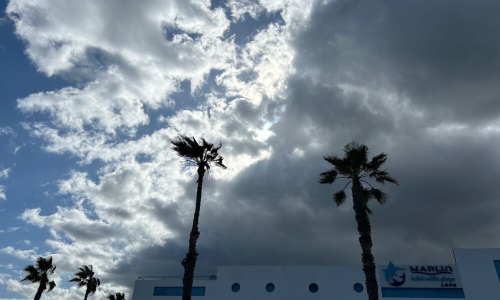 La Antilla nubes