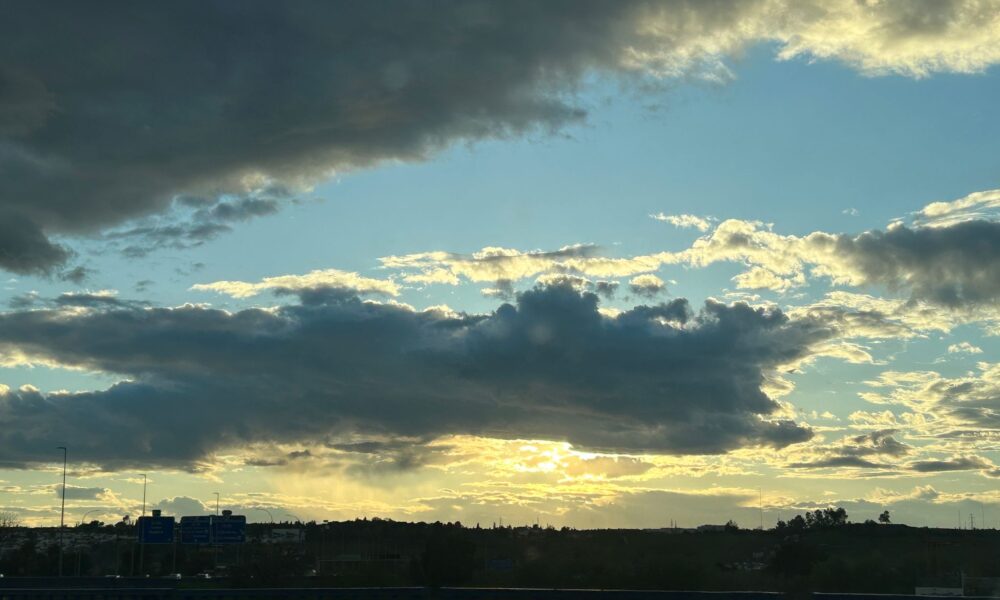 Puesta de sol cielo