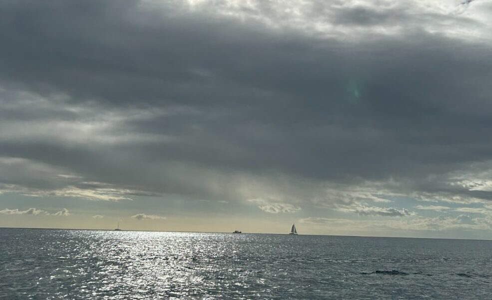 Puesta de sol mar
