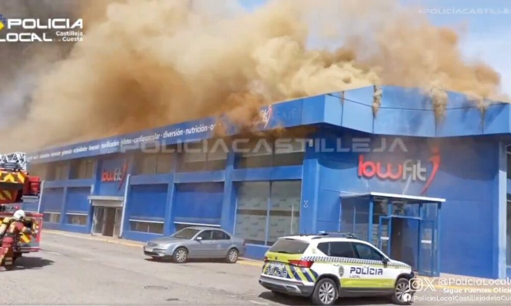 Incendio gimnasio castilleja