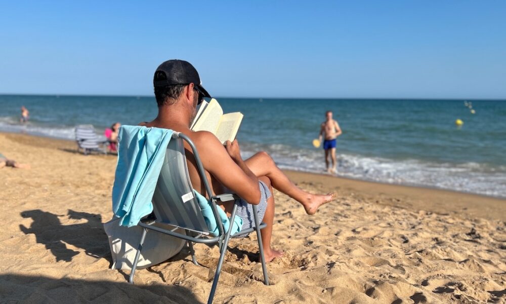 Playa libro bajamar