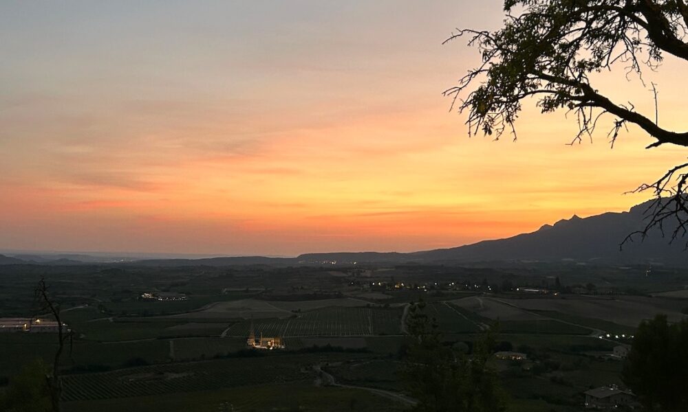 Puesta de sol laguardia