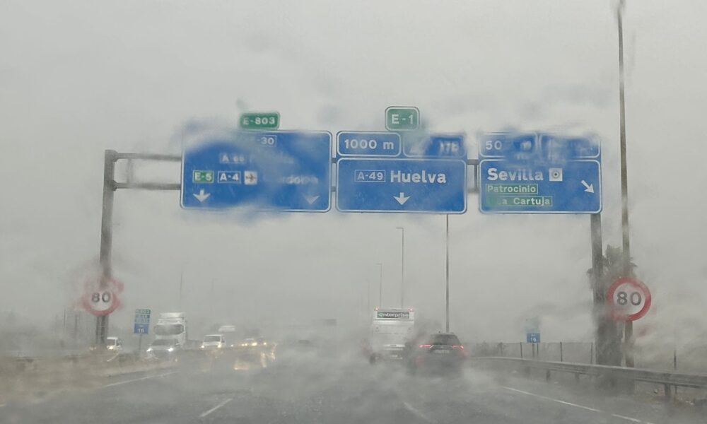 Lluvia carretera