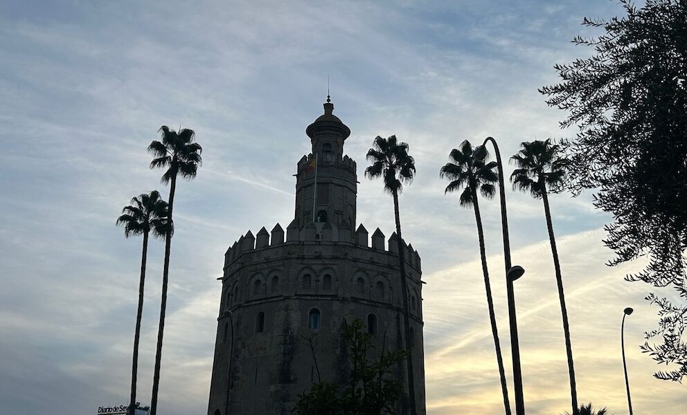 Torre del Oro puesta de sol