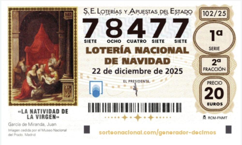 Loteria de Navidad premio