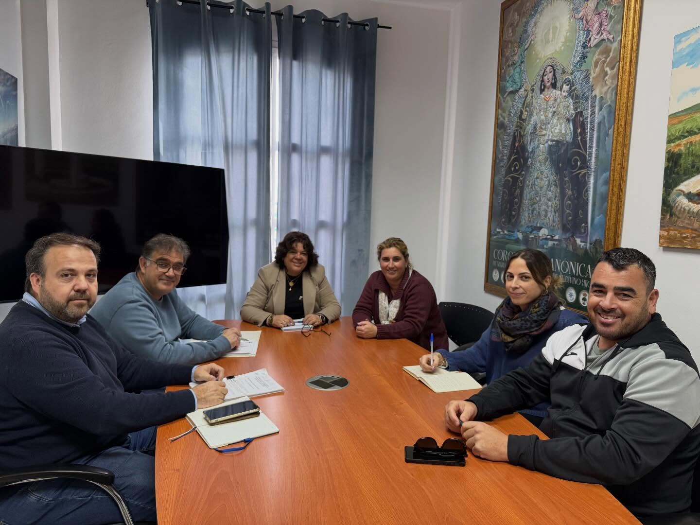 Reunion sindicatos Huevar