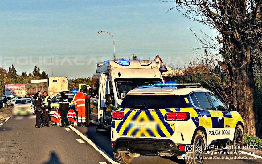 Accidente atropello castilleja