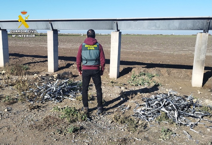 Cables cobre guardia civil