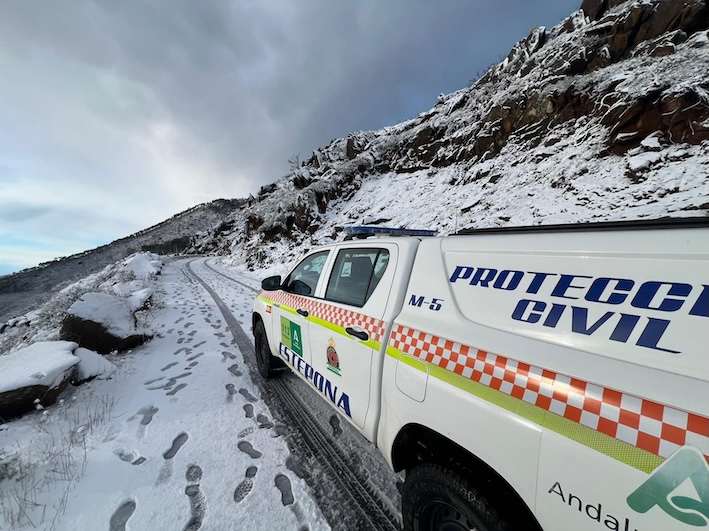 Nieve carretera
