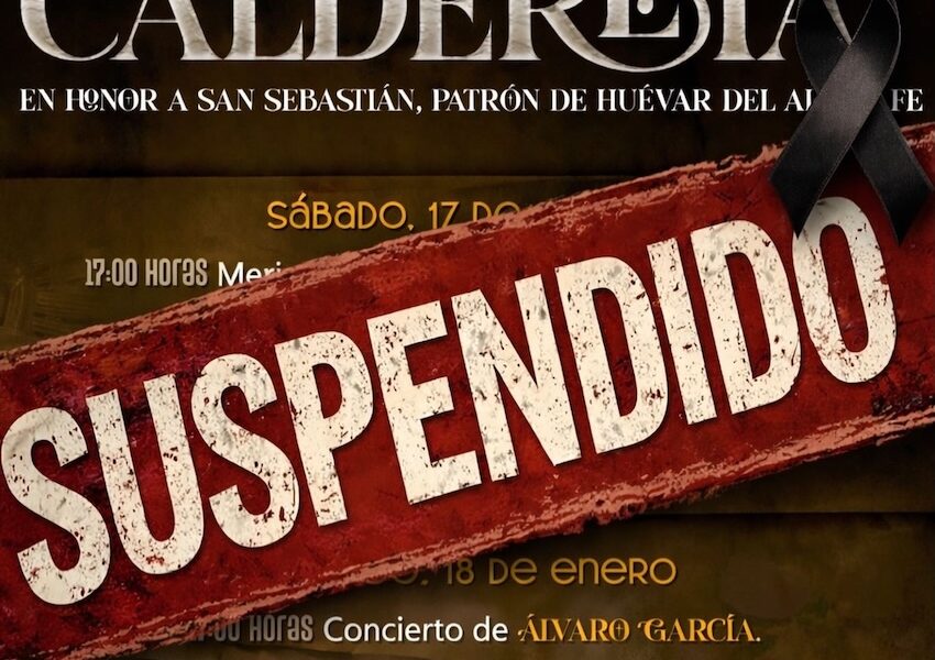 fiesta calderetas suspendido
