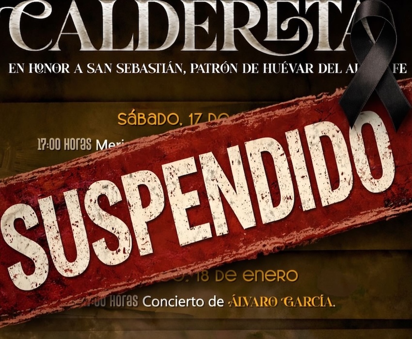 fiesta calderetas suspendido