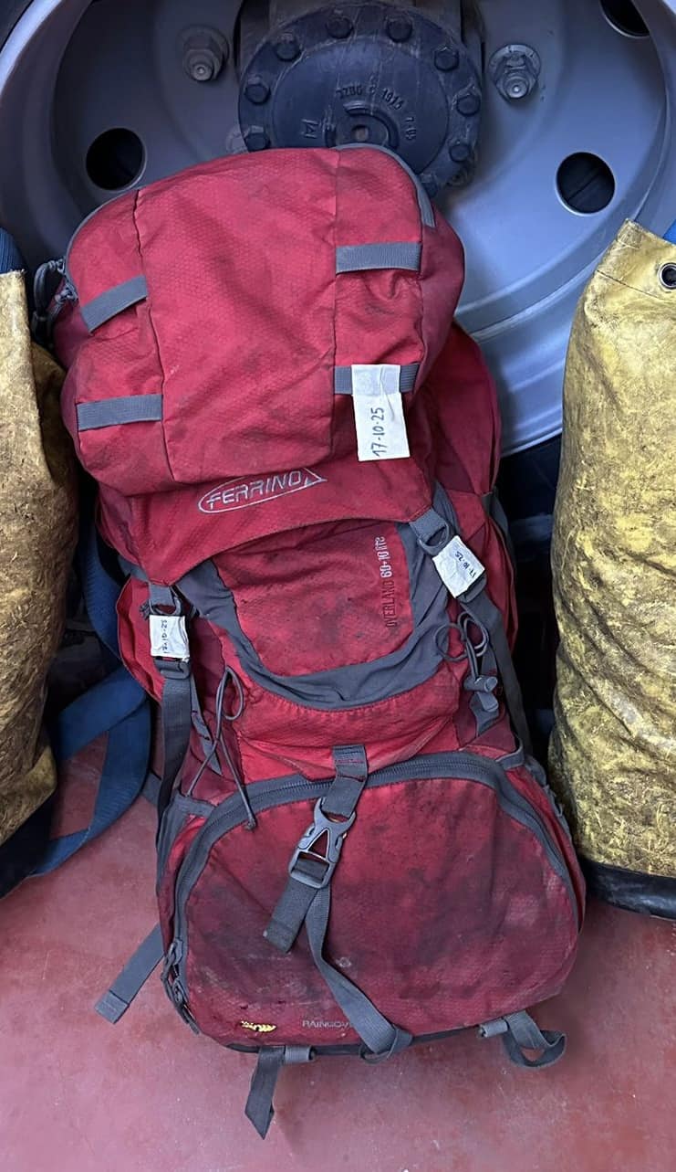 Mochila bomberos