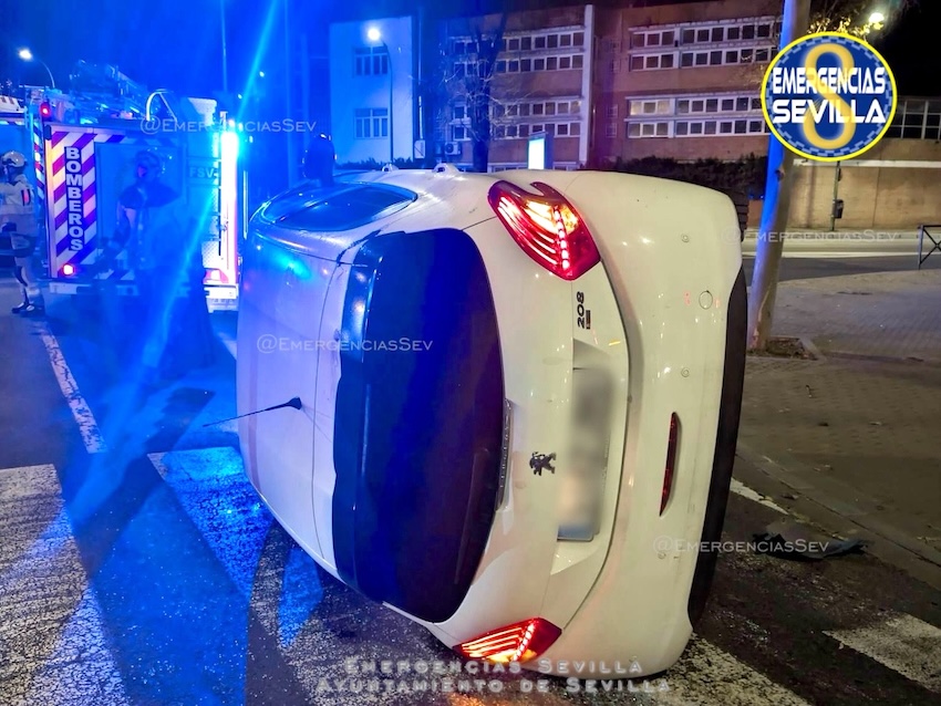 accidente coche Sevilla