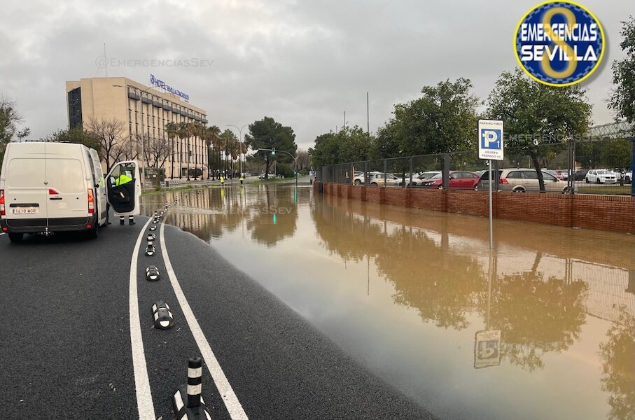 luis urunuela corte trafico inundacion