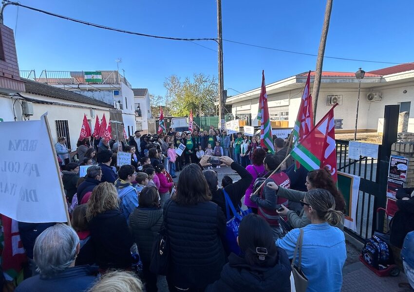 Colegio Gerena protesta 2