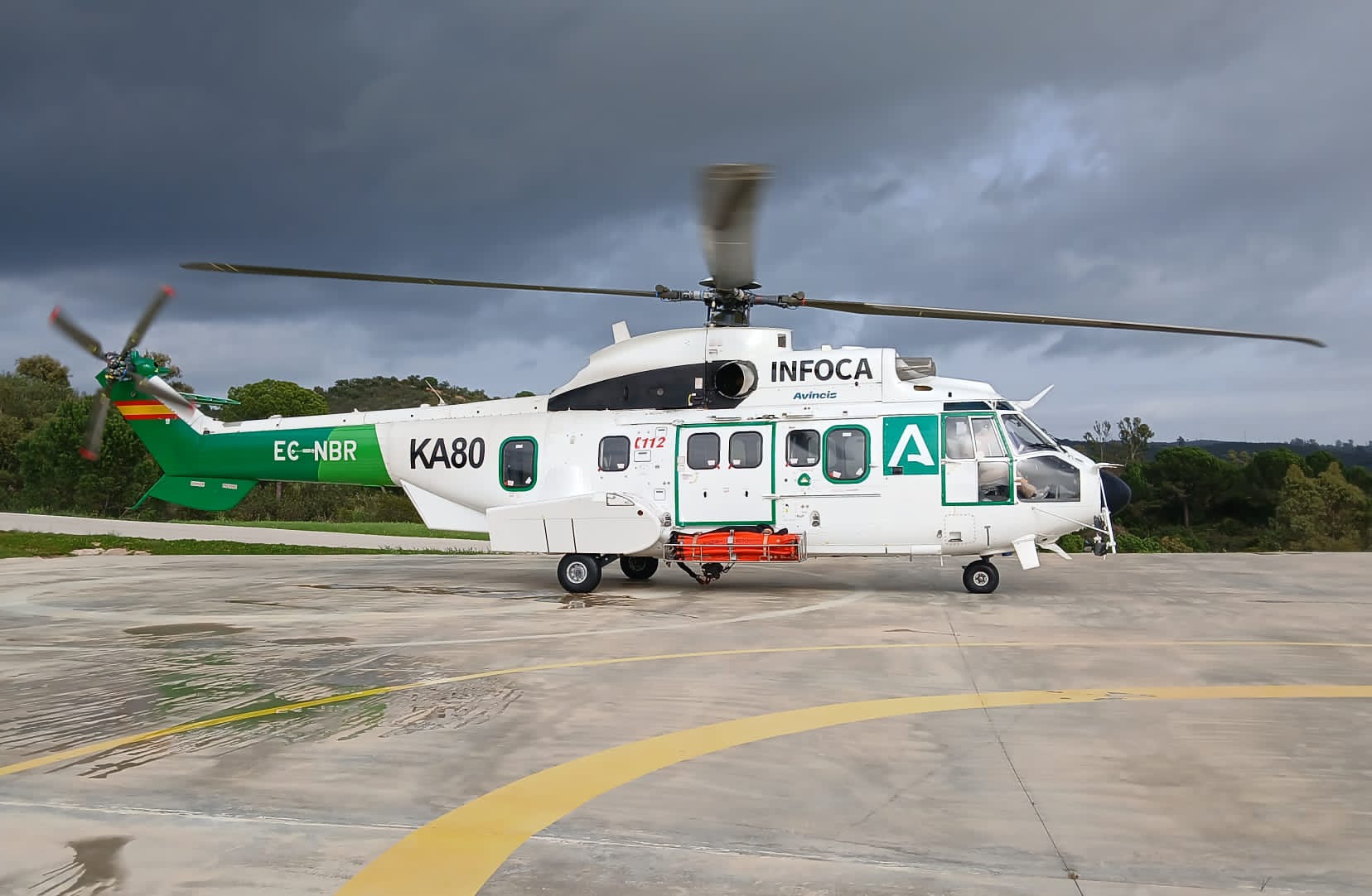 Helicoptero Infoca