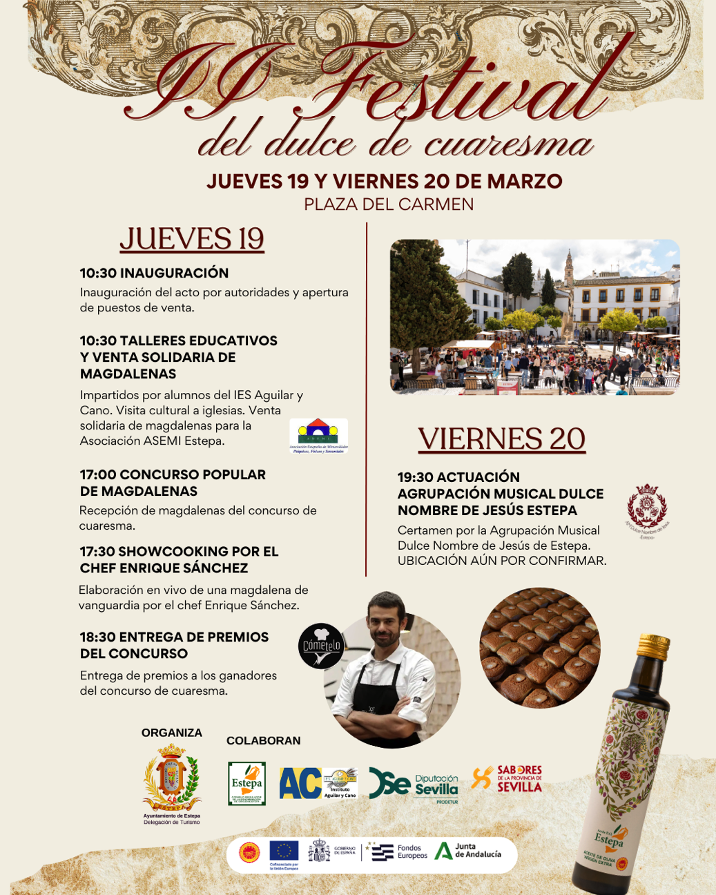 imagen de festival del dulce de cuaresma