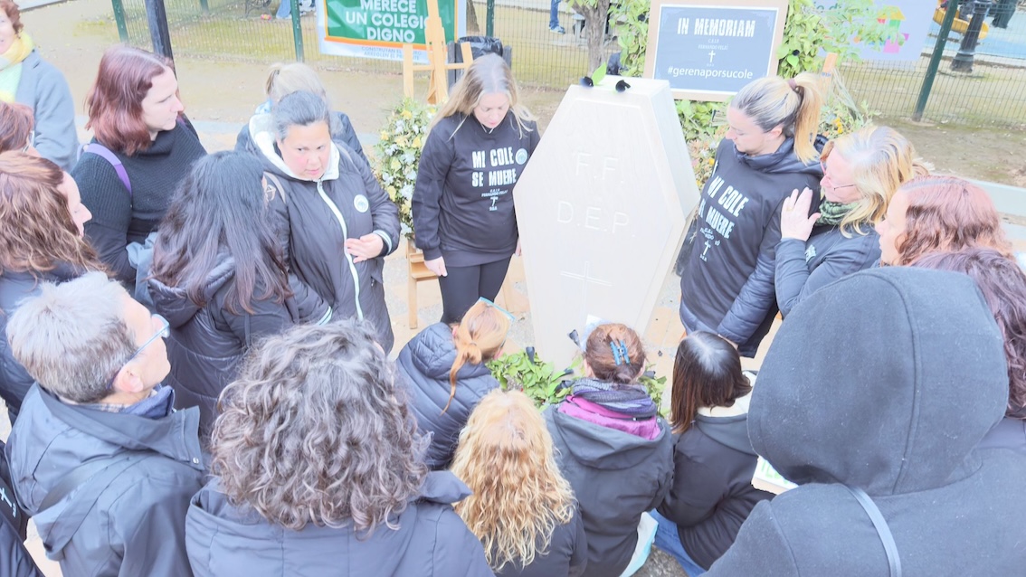 Protesta colegio Gerena