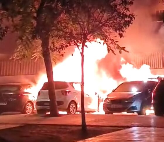incendio coches camas