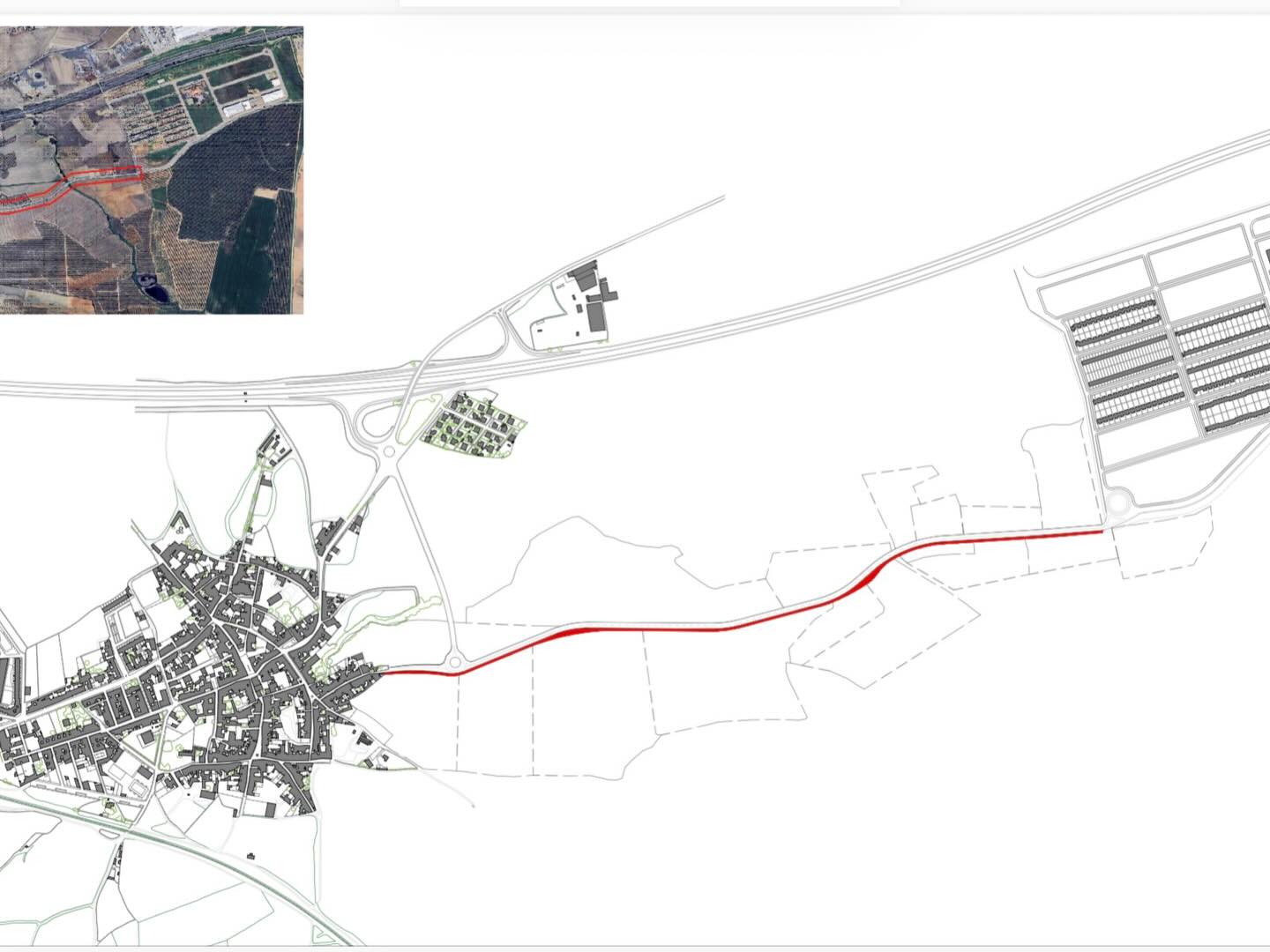 Carril bici huevar guadial