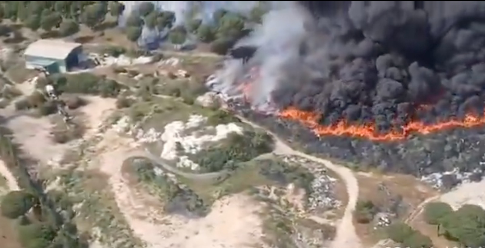 Incendio planta plasticos
