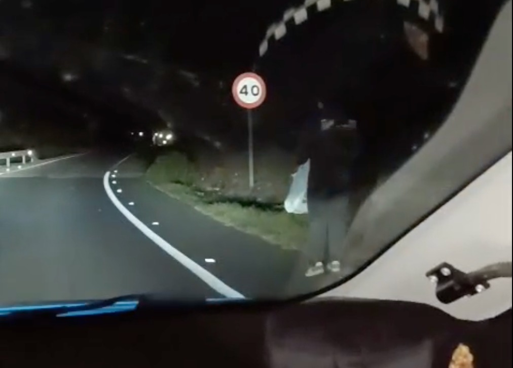 Patinete autopista Puebla de Cazalla