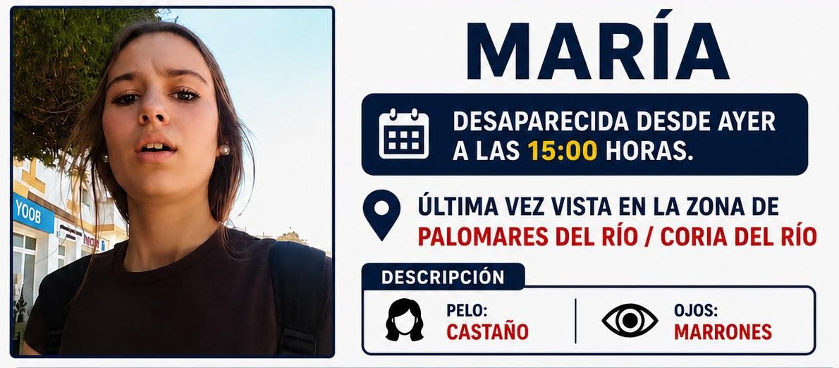 menor desaparecida palomares