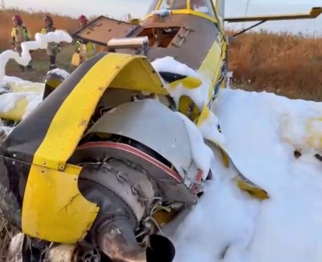 Avioneta accidente