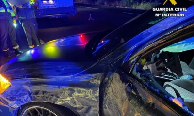 Coche fugado guardia civil