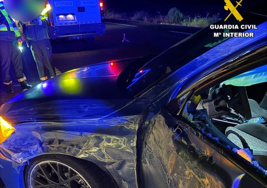 Coche fugado guardia civil