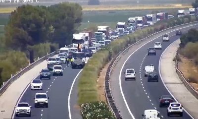 Accidente Sevilla autopista atasco