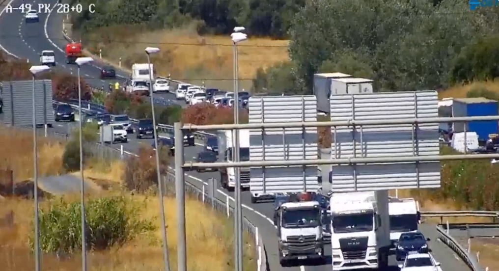 Autopista trafico atasco